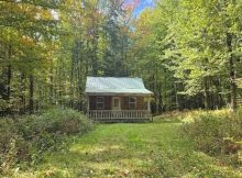 Secluded Cabin Getaway on 7 Acres for Sale in Camden, New York