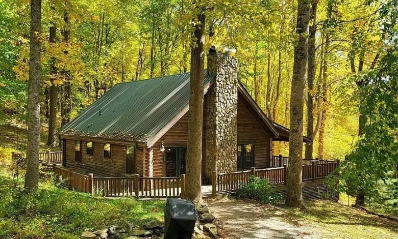 Modern Log Home on 200 Acres for Sale in Hot Springs, North Carolina