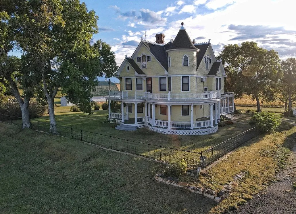 Charming Victorian Farmstead on 42 Acres in Burr Oak, Kansas