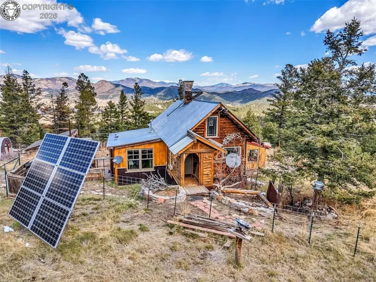 Handcrafted Colorado Cabin Built from Pieces of American History on 4.5 Acres
