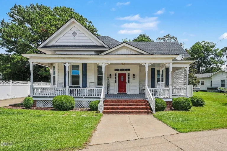 Updated 1920 Cottage with Victorian Charm in Kenly, North Carolina Listed for $240,000