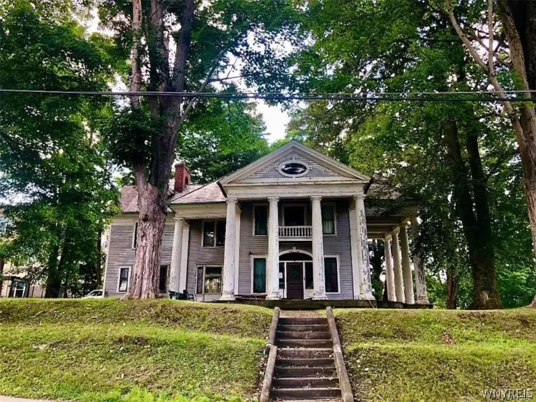 Historic Dowd House Mansion in Salamanca Offers Three Floors of Character and Restoration Potential, listed for $69,900
