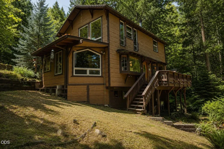 Secluded Mountain Cabin Surrounded by Nature on 13.55 Private Acres listed for $250,000