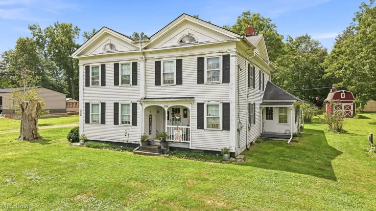 A Historic Ohio Home With Nearly 3 Acres and Endless Potential Listed for $229,900