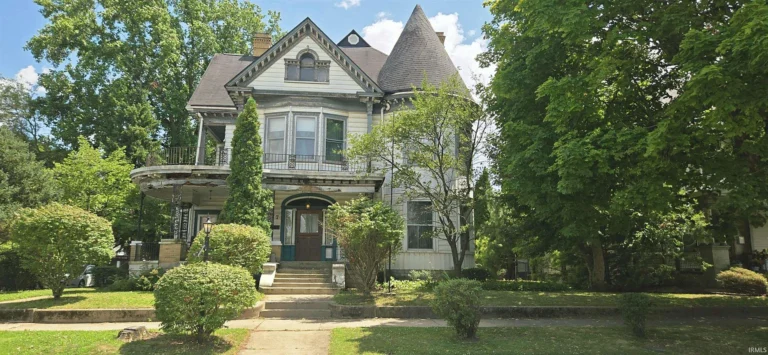 A Remarkable Queen Anne Mansion in Indiana With Historic Character and Rental Income