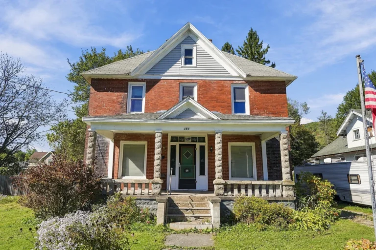 Charming Historic Brick Home in Salamanca, New York, Offers Four Bedrooms and a Spacious Two-Car Garage for $84,900