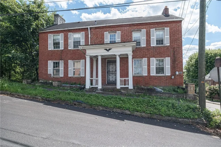 Historic 1830s Colonial in Brownsville, Pennsylvania, Offers Remarkable Restoration Potential for Just $33,500